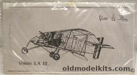 Classic Plane 1/72 Voisin LA 111 plastic model kit